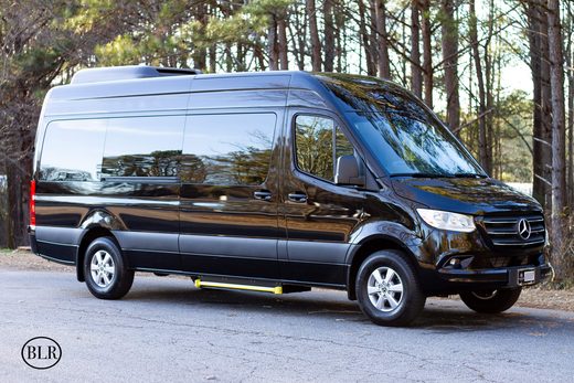CE2 photographed from the side, high roof and long wheelbase