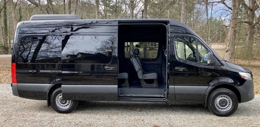 CE3 from the side with the sliding door open